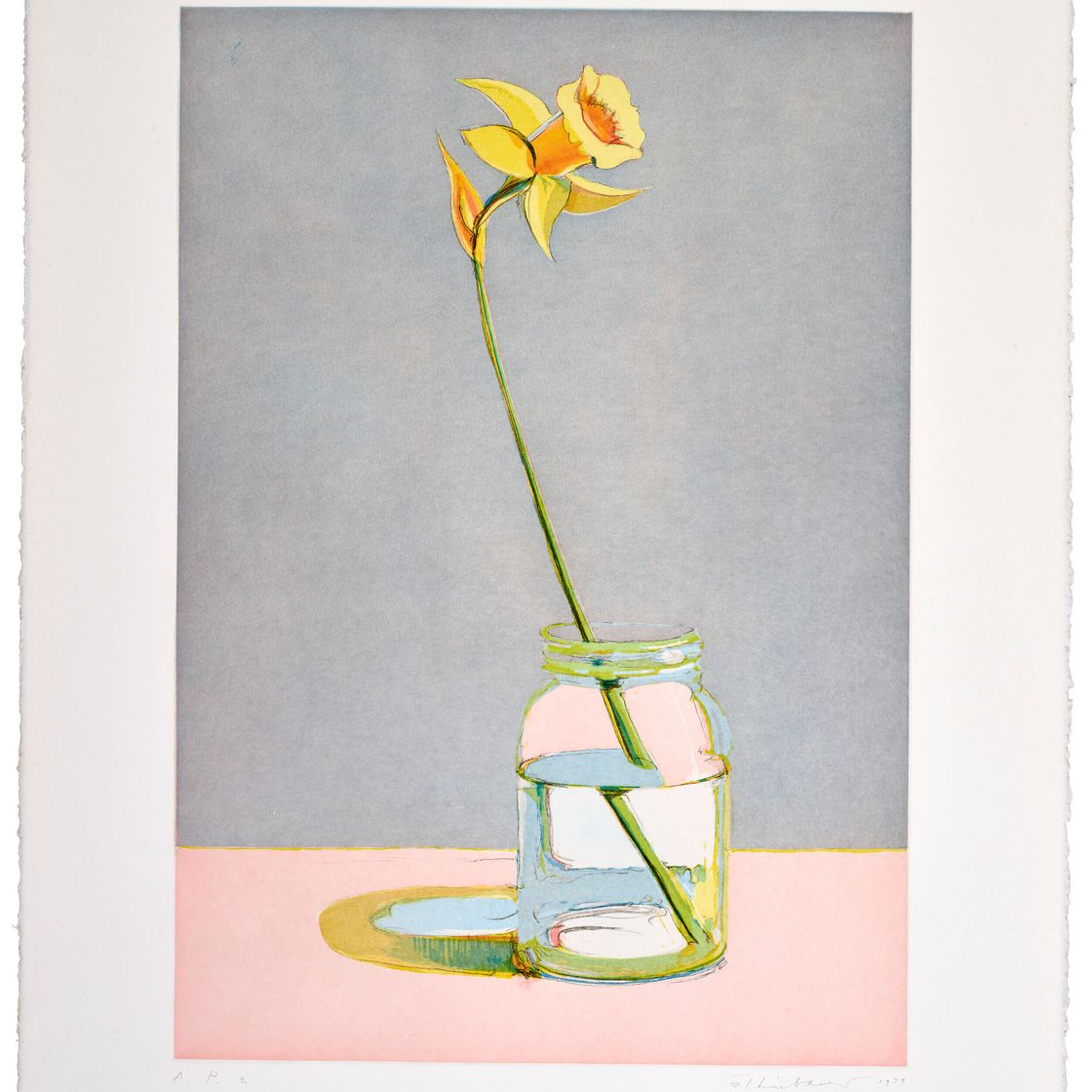 Wayne Thiebaud — Нарцисс, с недавних гравюр, которые я, изображение 1