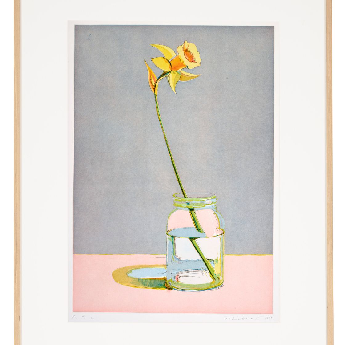 Wayne Thiebaud — Нарцисс, с недавних гравюр, которые я, изображение 2