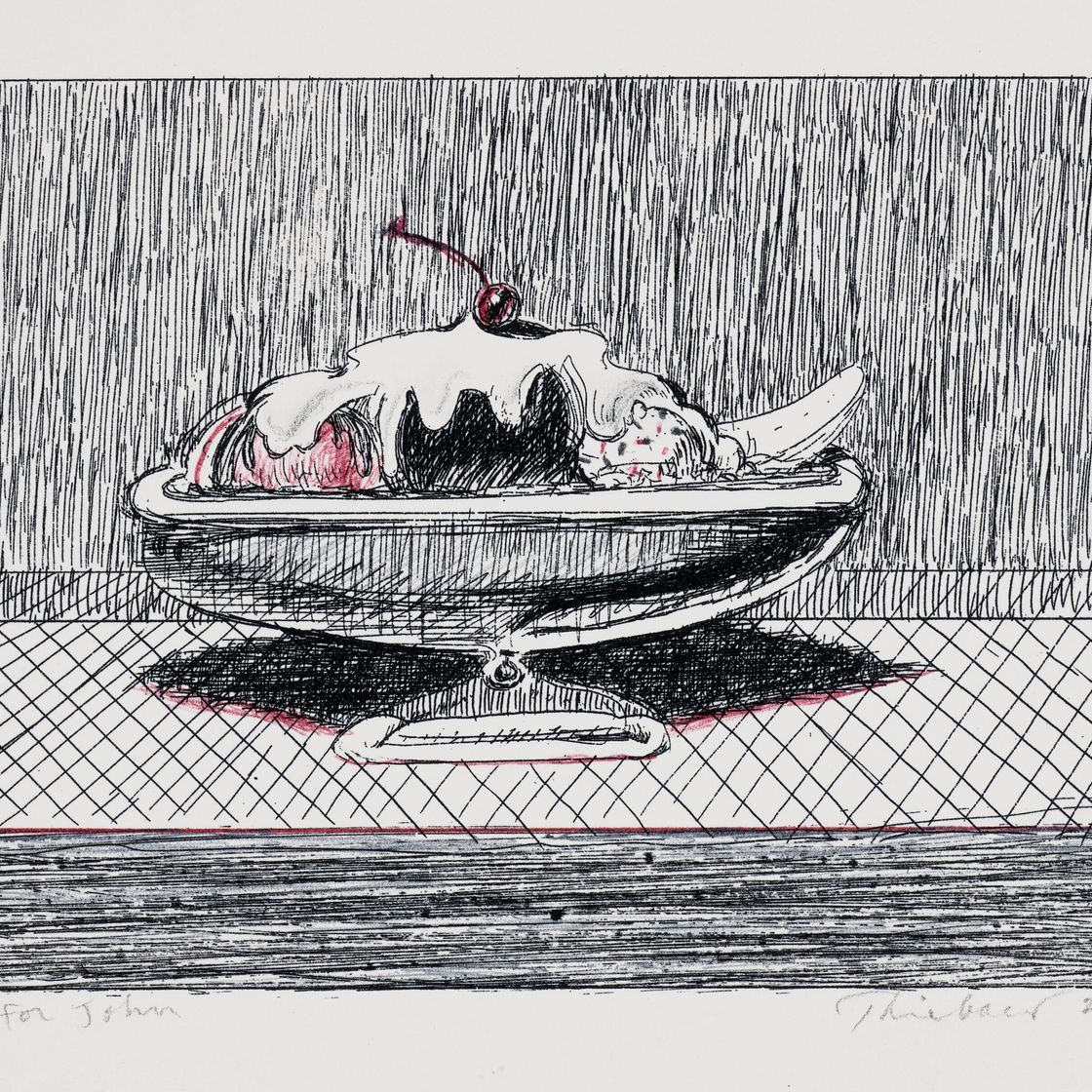Wayne Thiebaud — Банановый сплит
