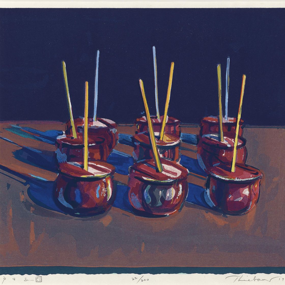 Wayne Thiebaud — Засахаренные яблоки