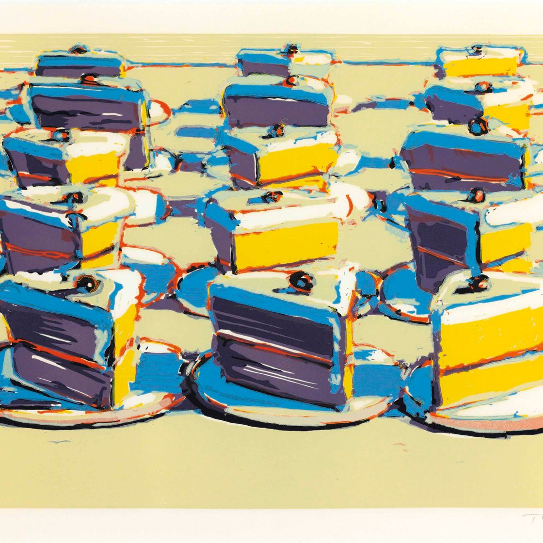 Wayne Thiebaud — Бостонские сливки