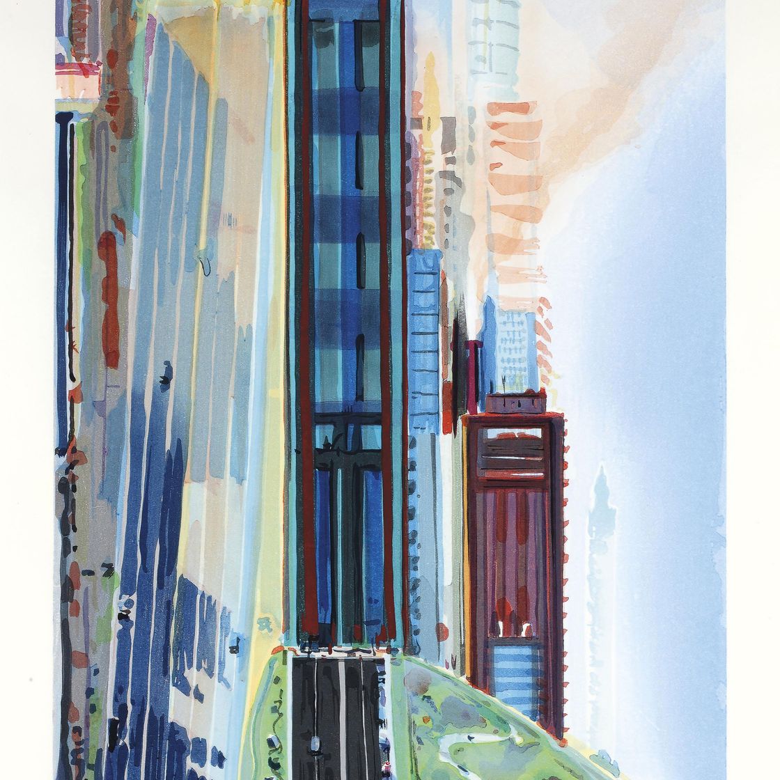 Wayne Thiebaud — Хилл-стрит