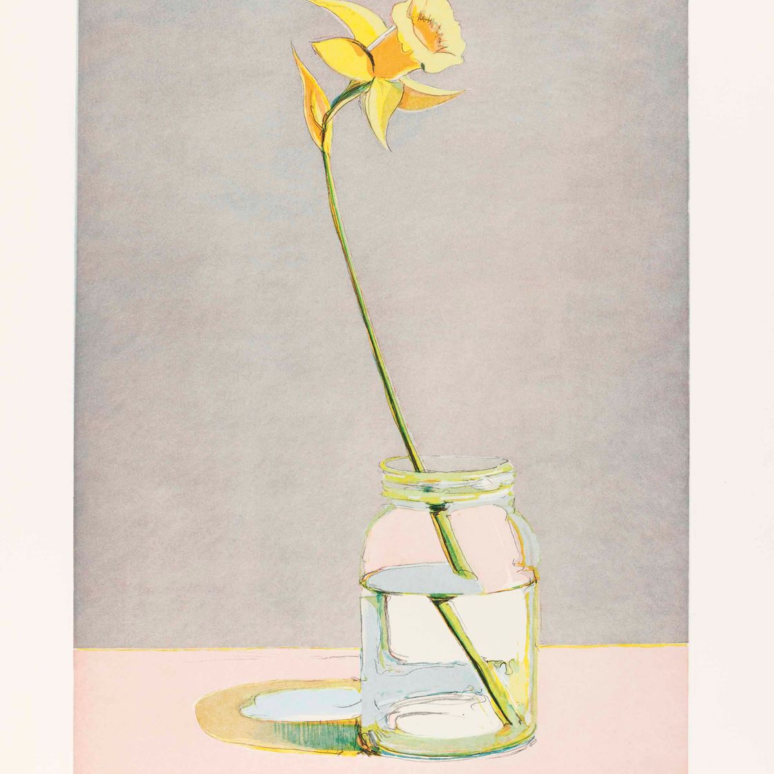 Wayne Thiebaud — Нарцисс, с недавних гравюр, которые я