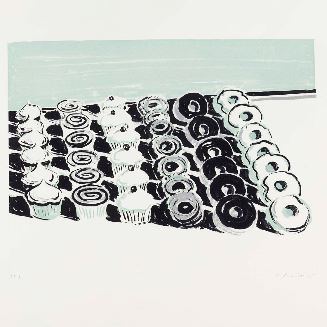 Wayne Thiebaud — Кексы и пончики