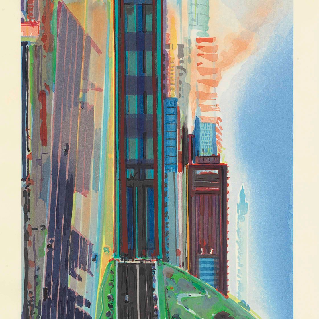 Wayne Thiebaud — Хилл-стрит
