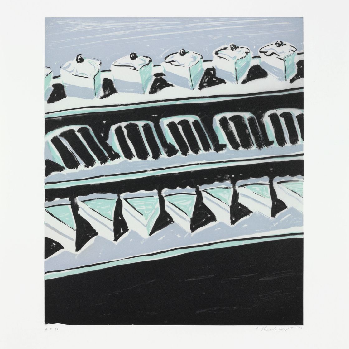 Wayne Thiebaud — Пирожные и торты