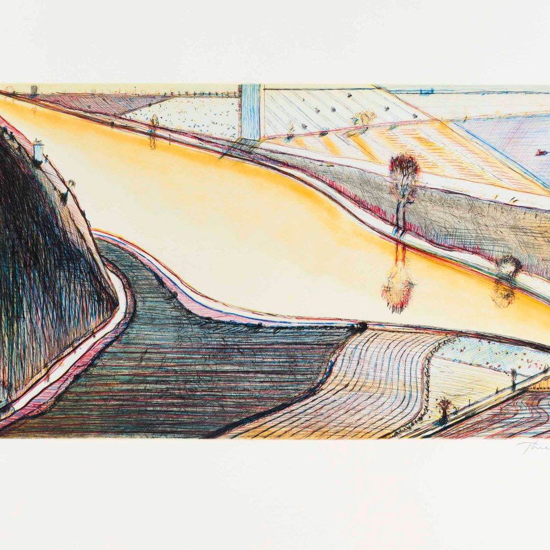 Wayne Thiebaud — Горная река