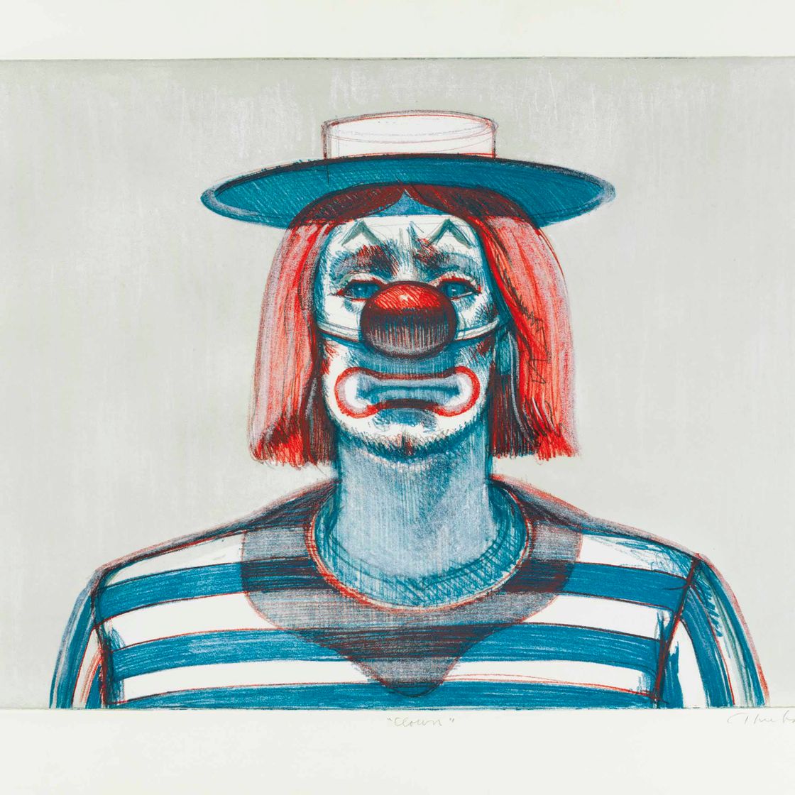 Wayne Thiebaud — Клоун, судя по недавним гравюрам, которые я