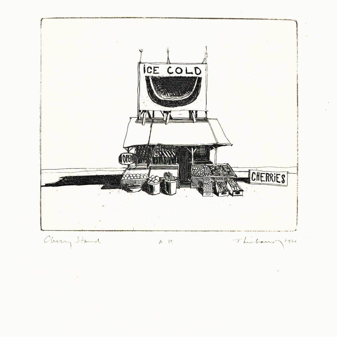 Wayne Thiebaud — Подставка для вишни, от Delights