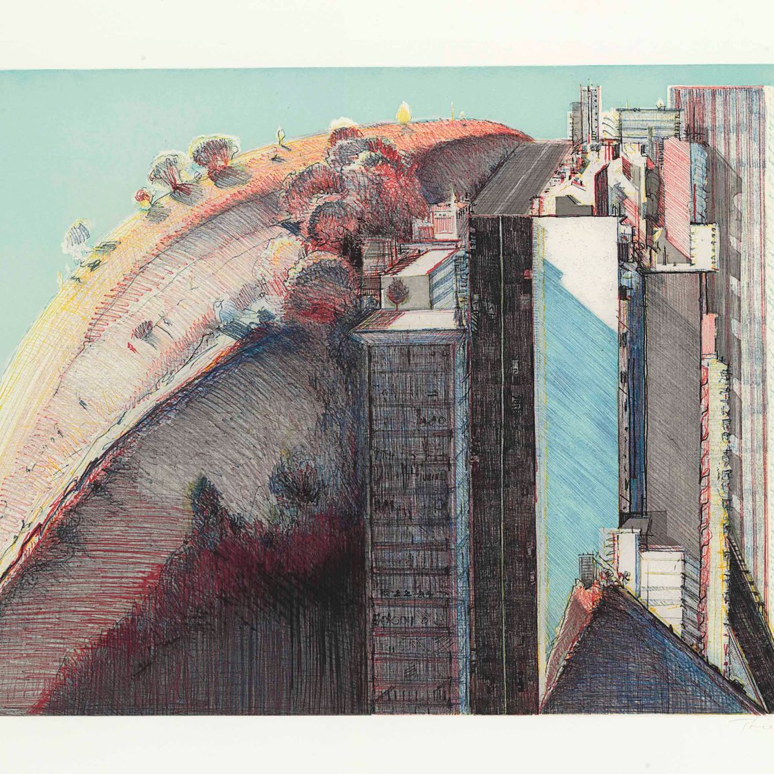 Wayne Thiebaud — Страна Город