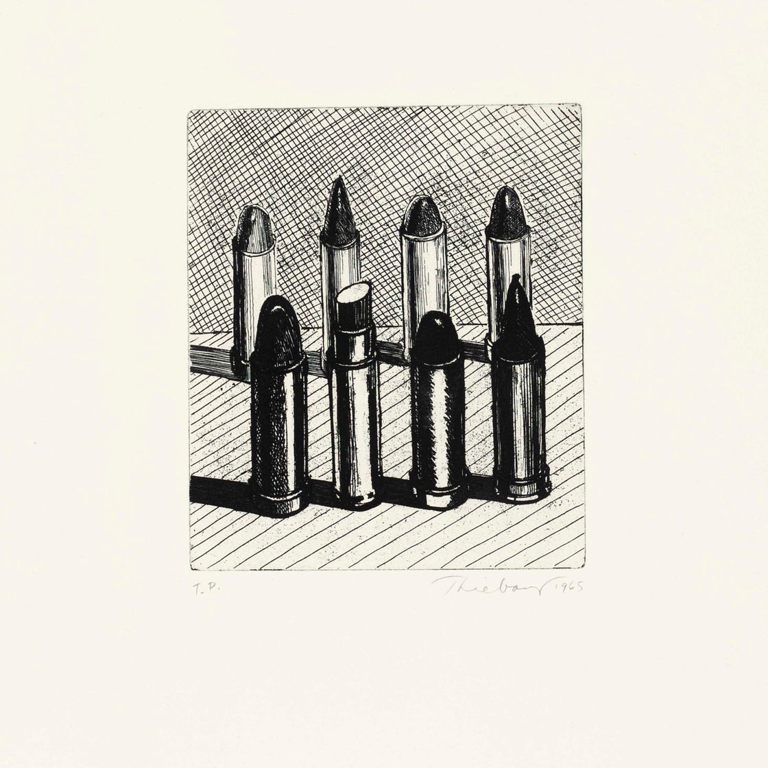 Wayne Thiebaud — Восемь помад для губ