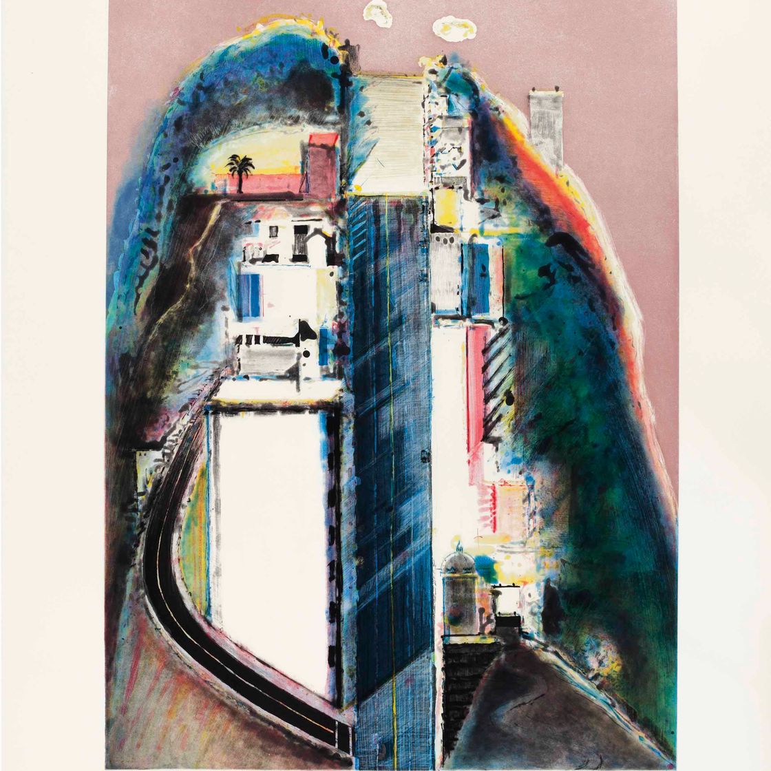 Wayne Thiebaud — Крутая улица