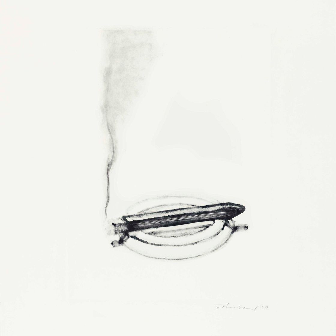 Wayne Thiebaud — Курящая сигара