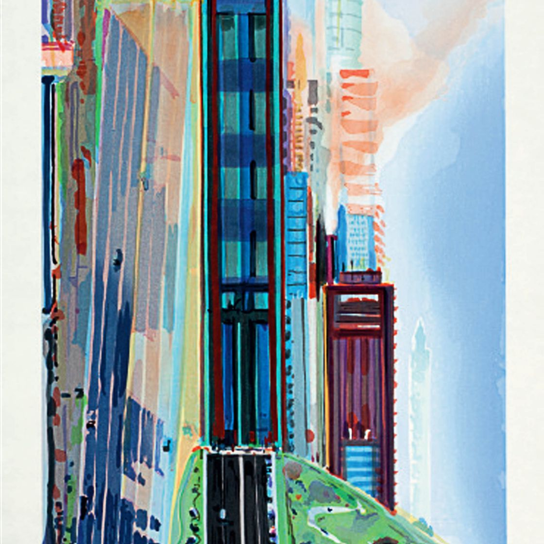Wayne Thiebaud — Хилл-стрит