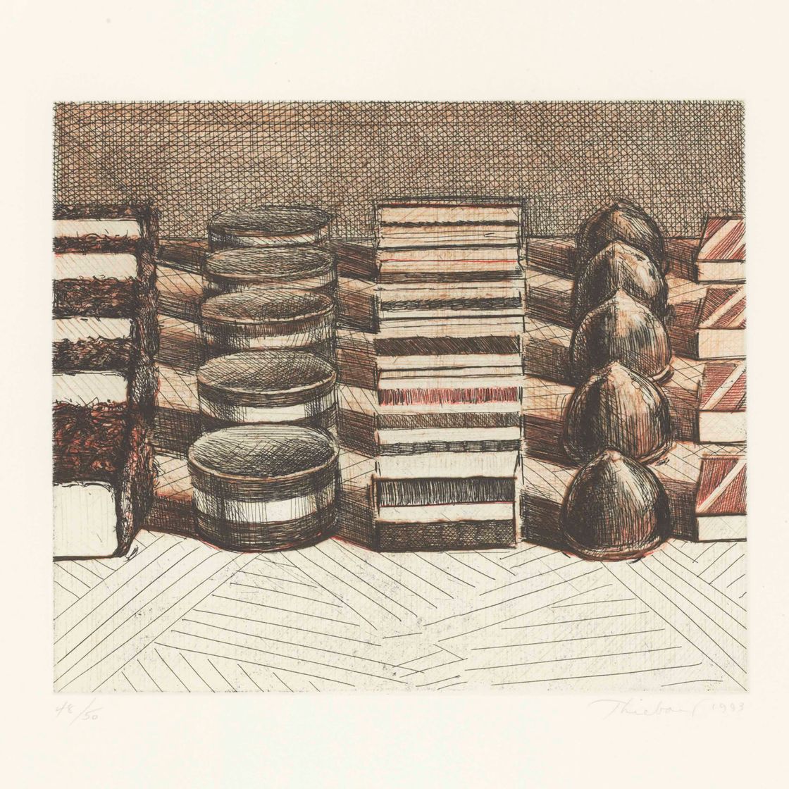 Wayne Thiebaud — Шоколадные конфеты