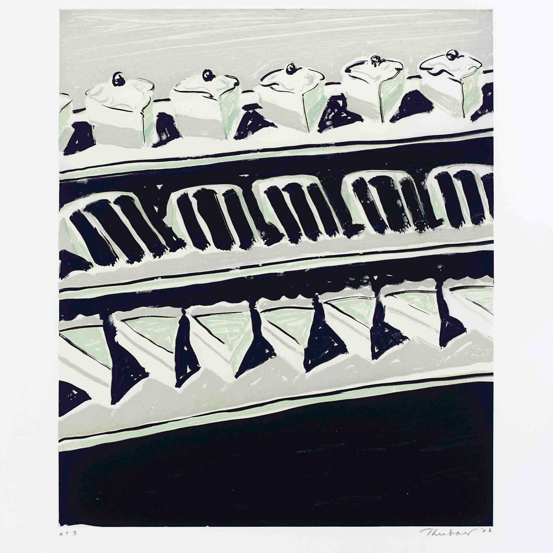 Wayne Thiebaud — Пирожные и торты