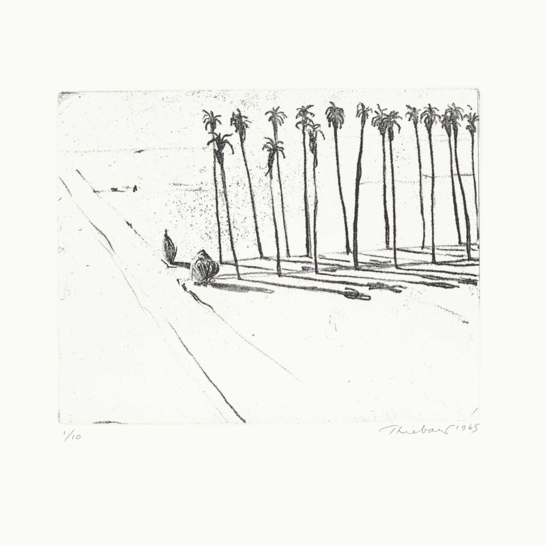 Wayne Thiebaud — Пальмовая дорога