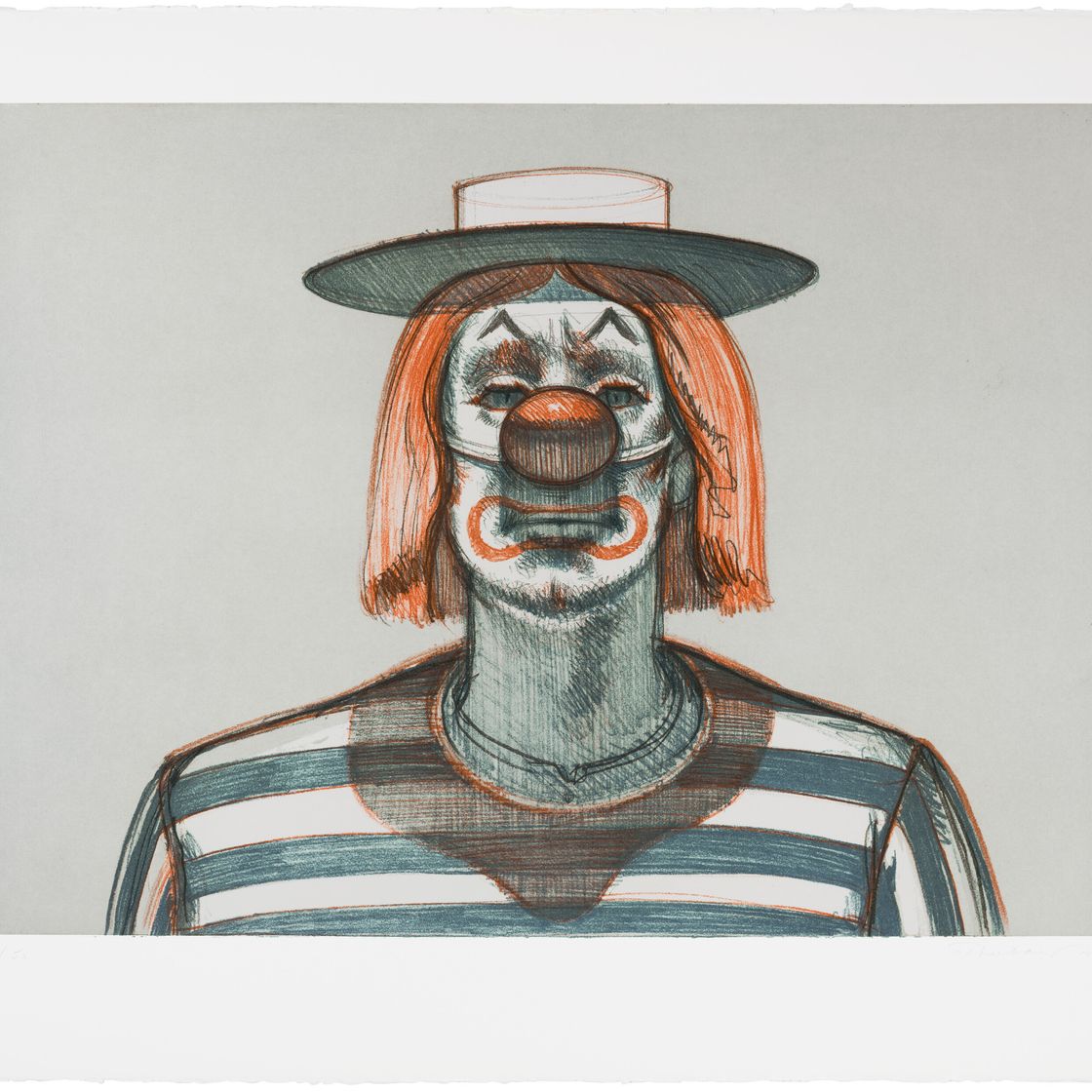 Wayne Thiebaud — Клоун, судя по недавним гравюрам, которые я