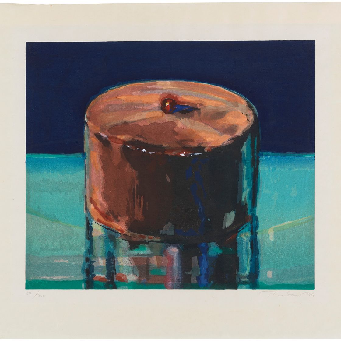 Wayne Thiebaud — Темный пирог