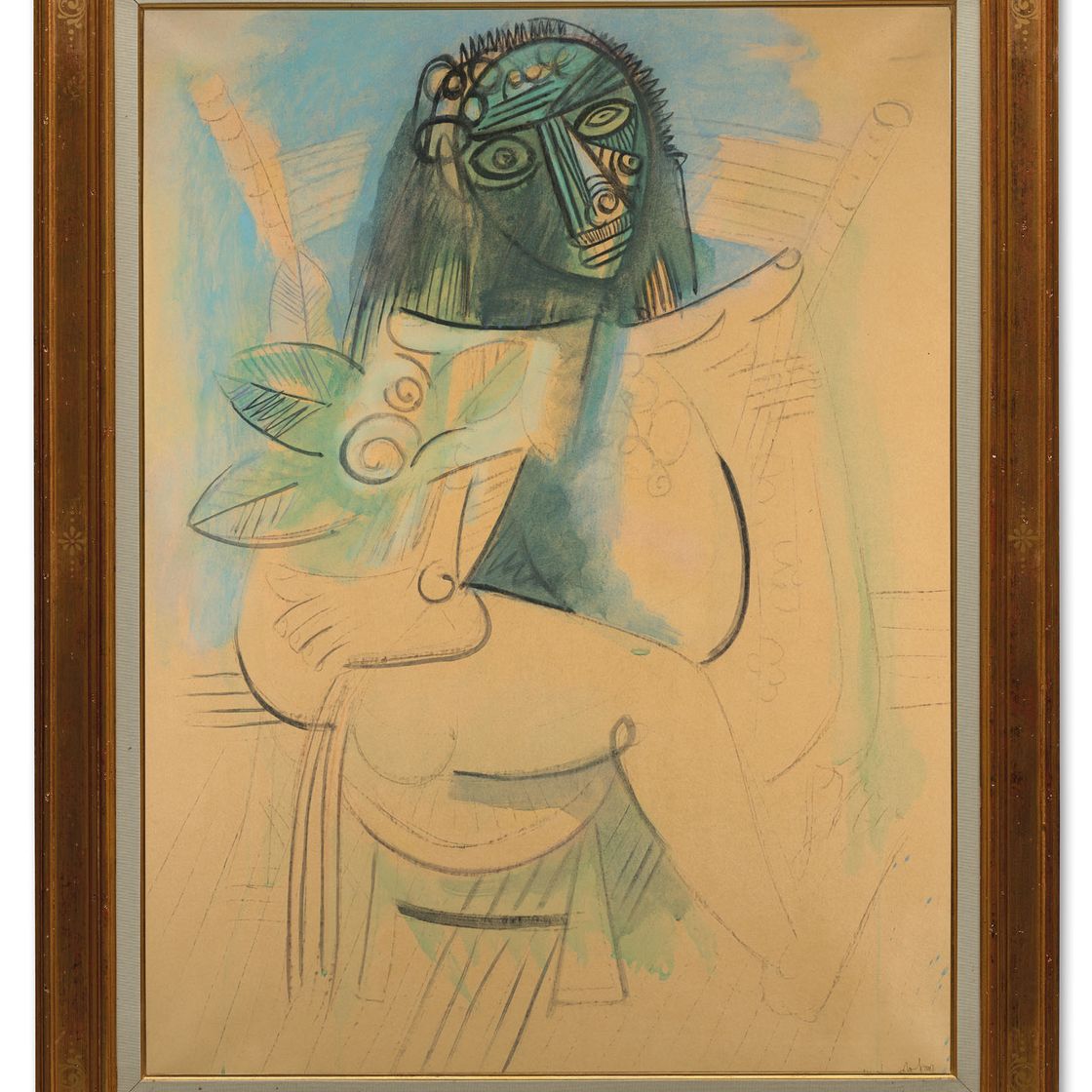 Wifredo Lam — Женская осанка, изображение 1