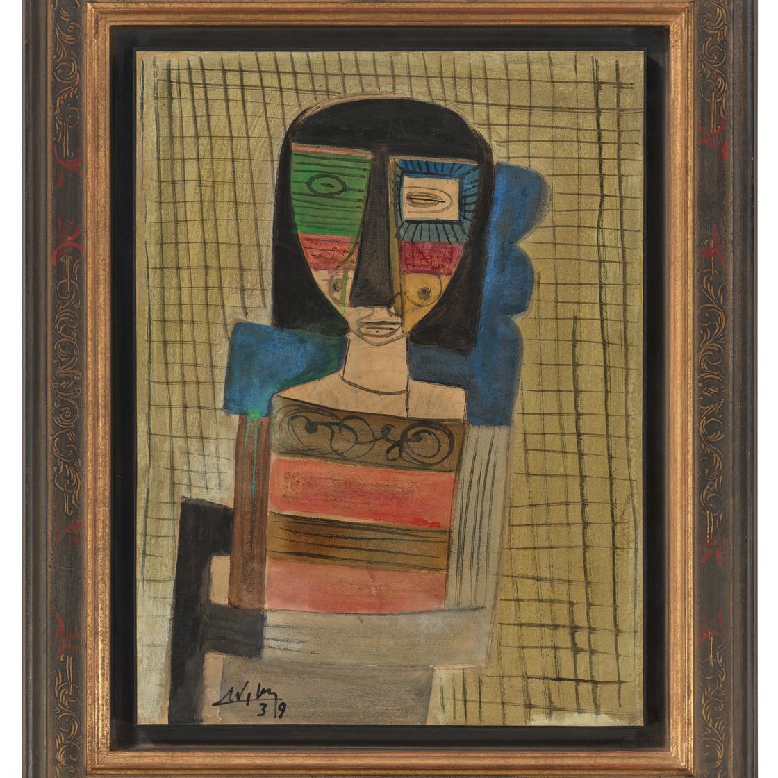 Wifredo Lam — Молодая девушка с любимым делом, изображение 2