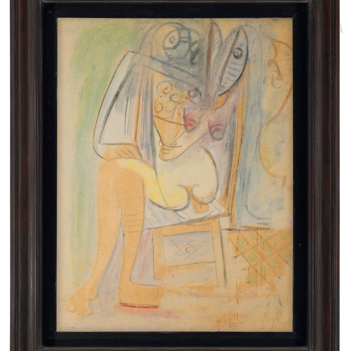 Wifredo Lam — Муджер сентада, изображение 2