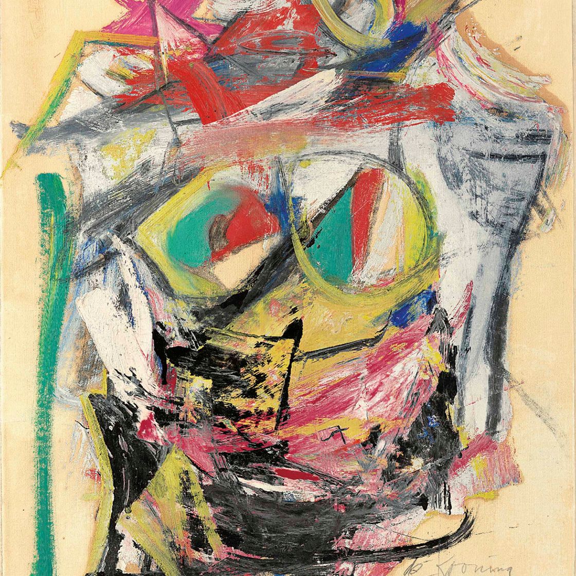Willem de Kooning — Женщина (Голубые глаза)