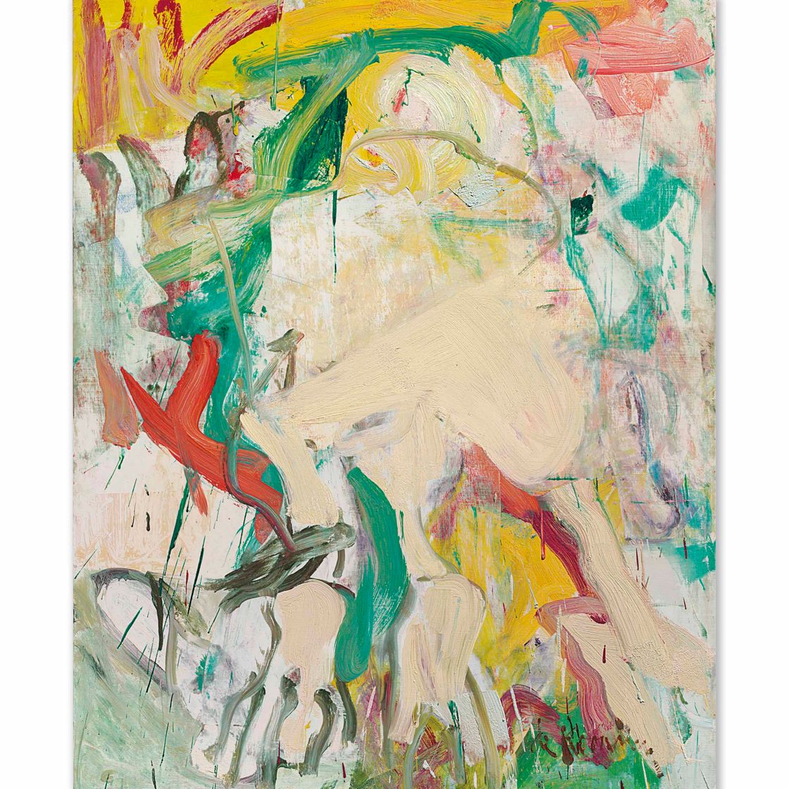 Willem de Kooning — Женщина в пейзаже II