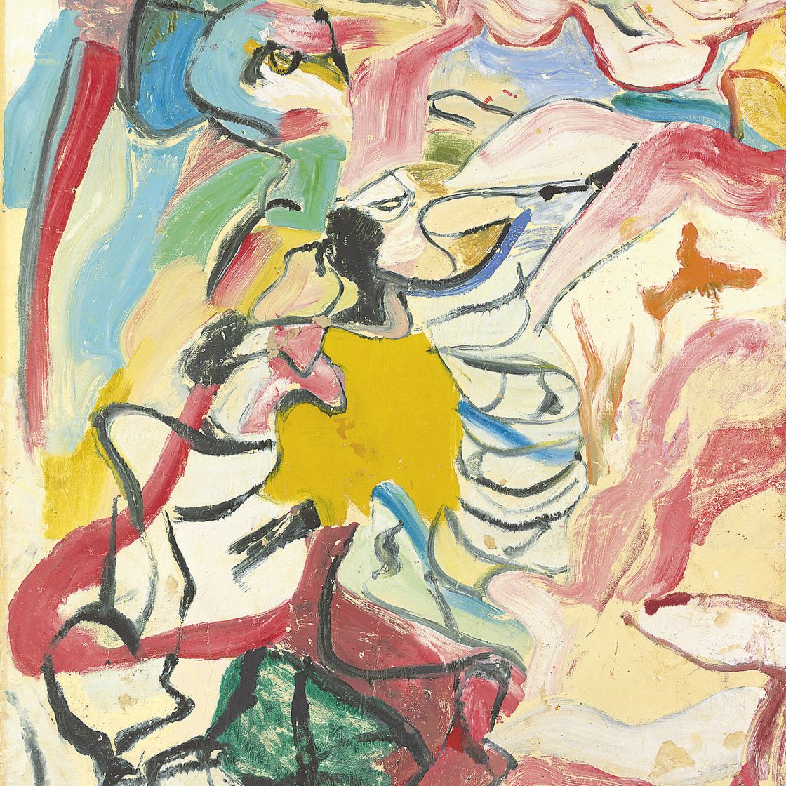 Willem de Kooning — Две фигуры в Девоне