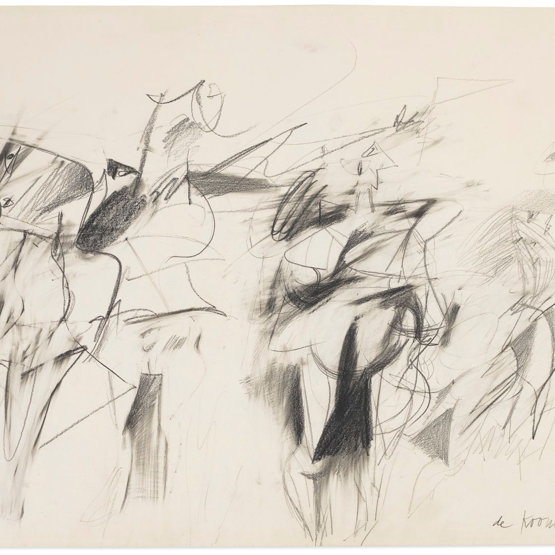 Willem de Kooning — Пять женщин, изображение 1