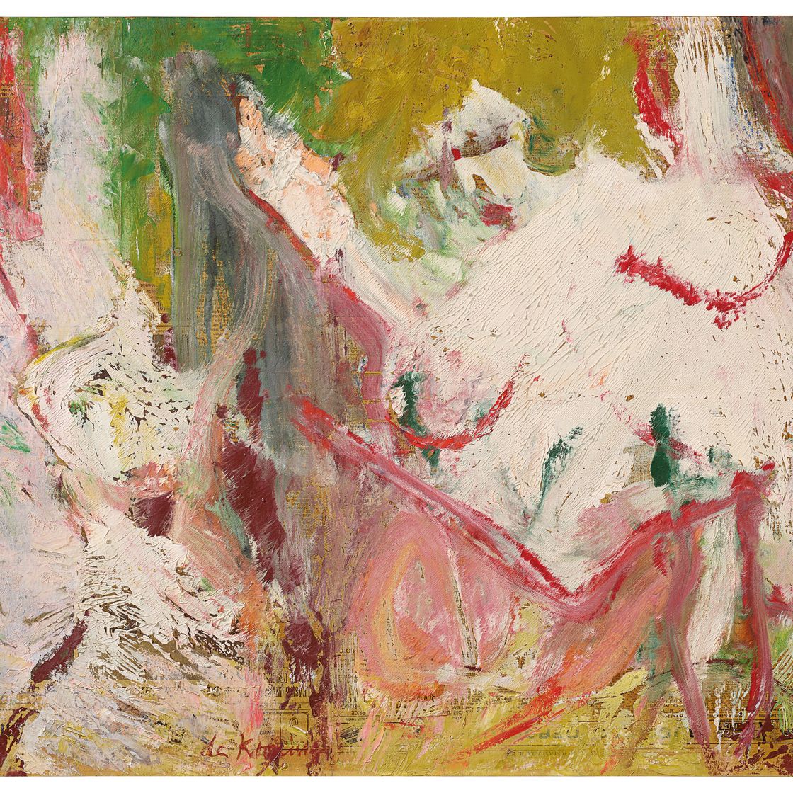 Willem de Kooning — Две женщины