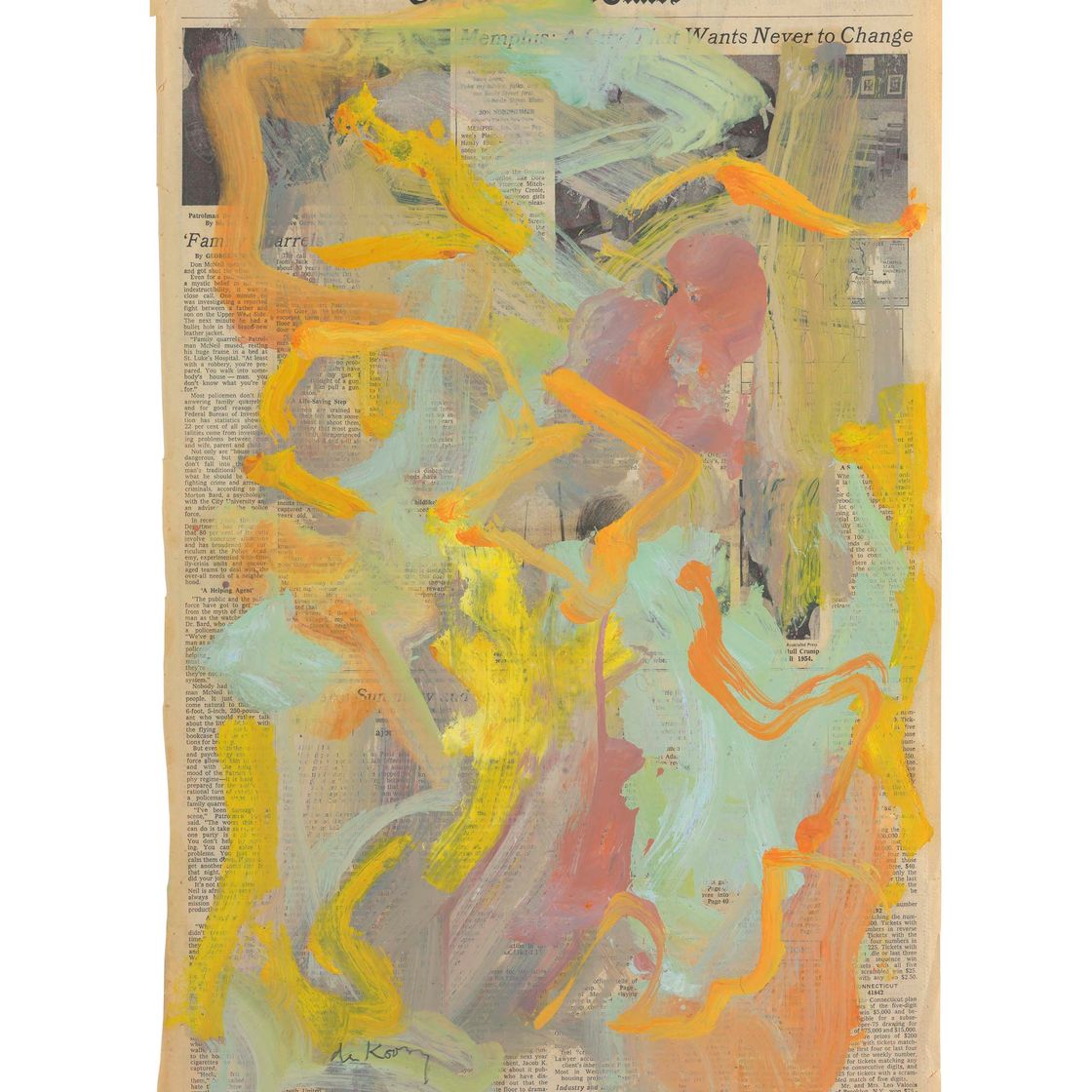 Willem de Kooning — Без названия