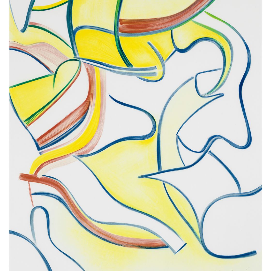 Willem de Kooning — Четырехгранные литографии, изображение 4