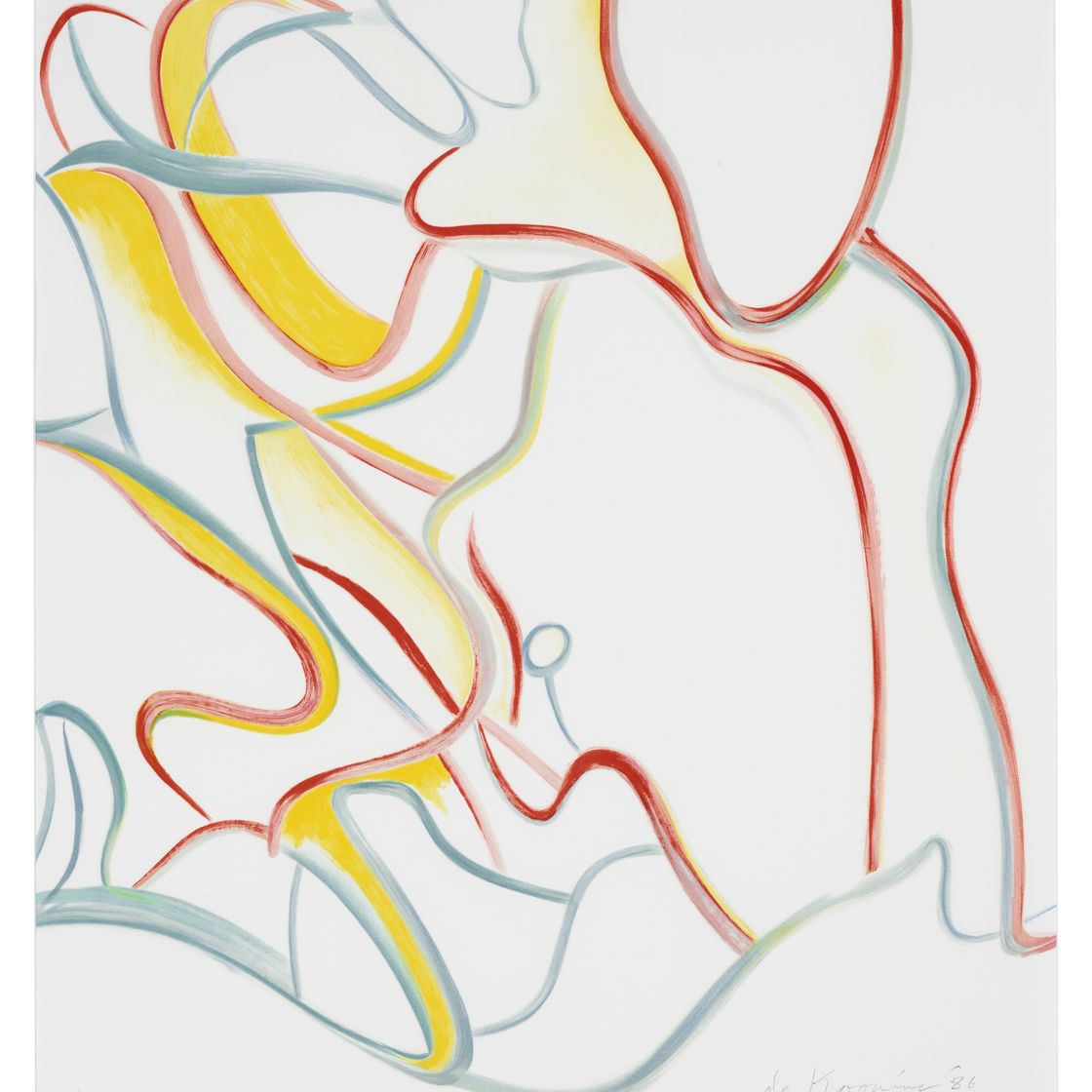 Willem de Kooning — Четырехгранные литографии, изображение 5