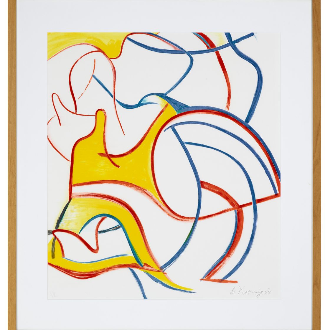 Willem de Kooning — Четырехгранные литографии, изображение 7
