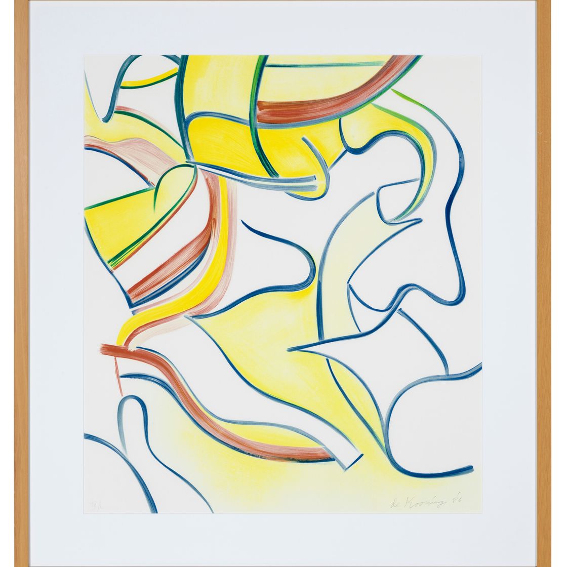 Willem de Kooning — Четырехгранные литографии, изображение 8