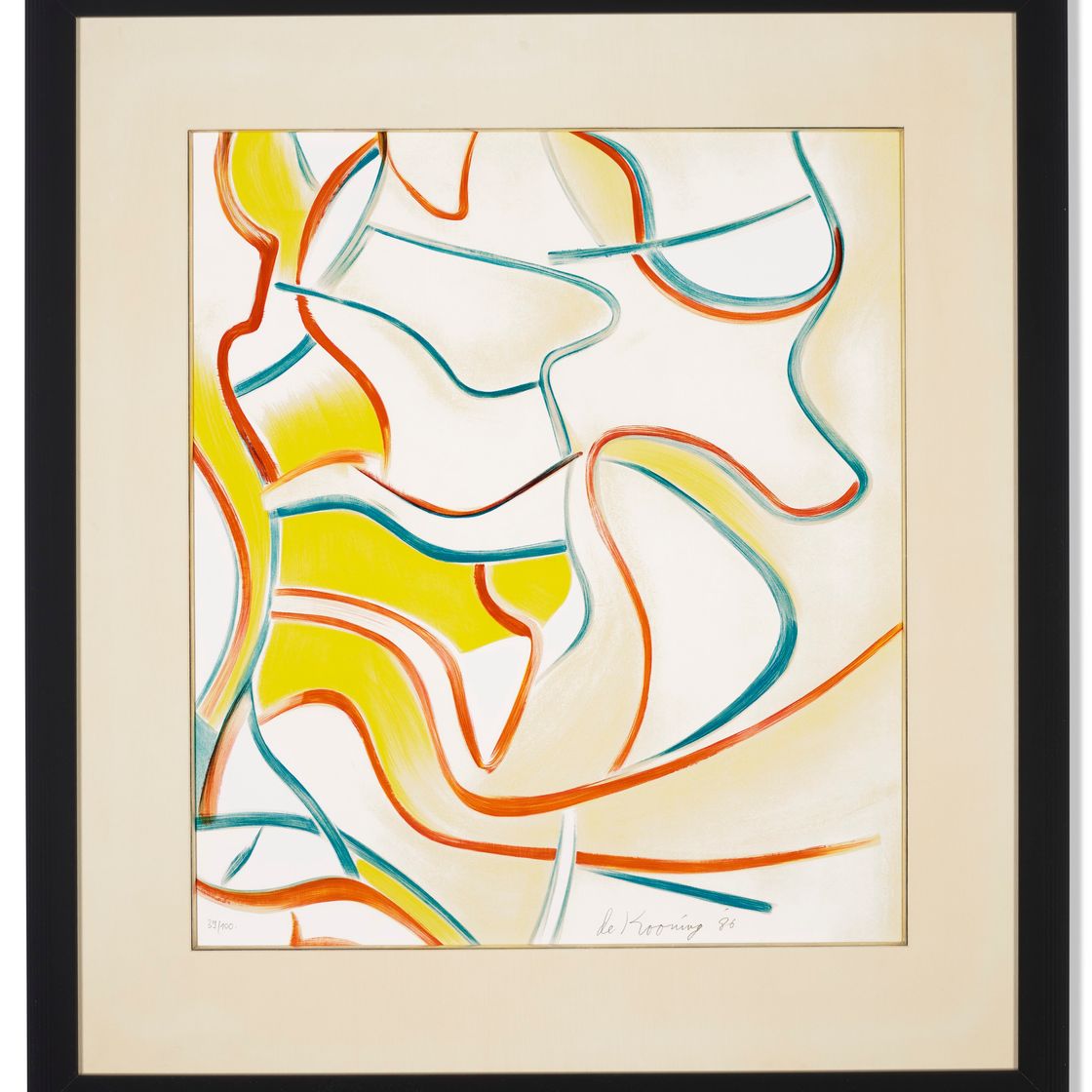 Willem de Kooning — Четырехгранные литографии, изображение 7