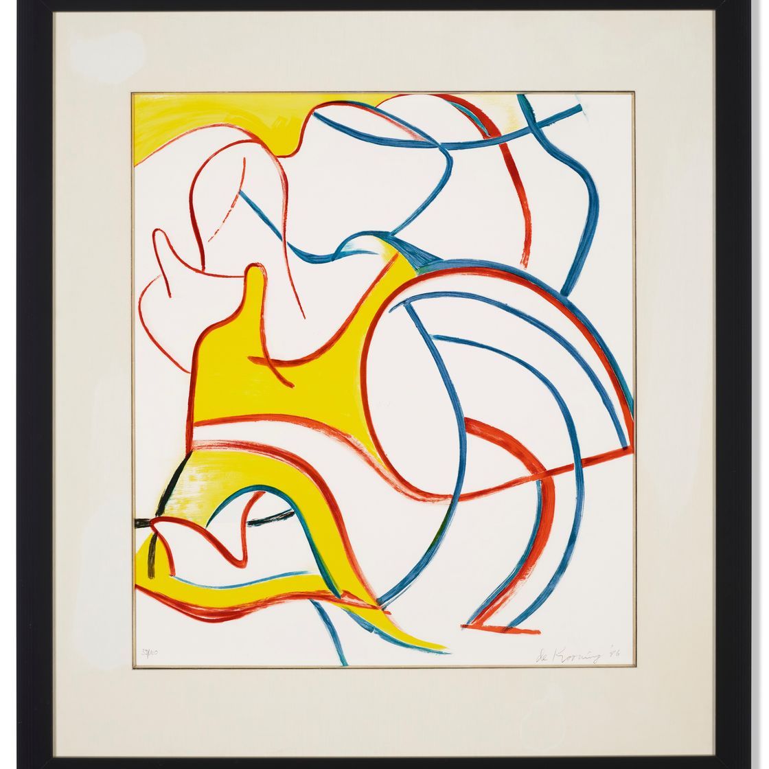 Willem de Kooning — Четырехгранные литографии, изображение 8