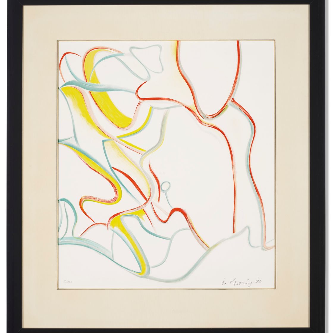 Willem de Kooning — Четырехгранные литографии, изображение 10