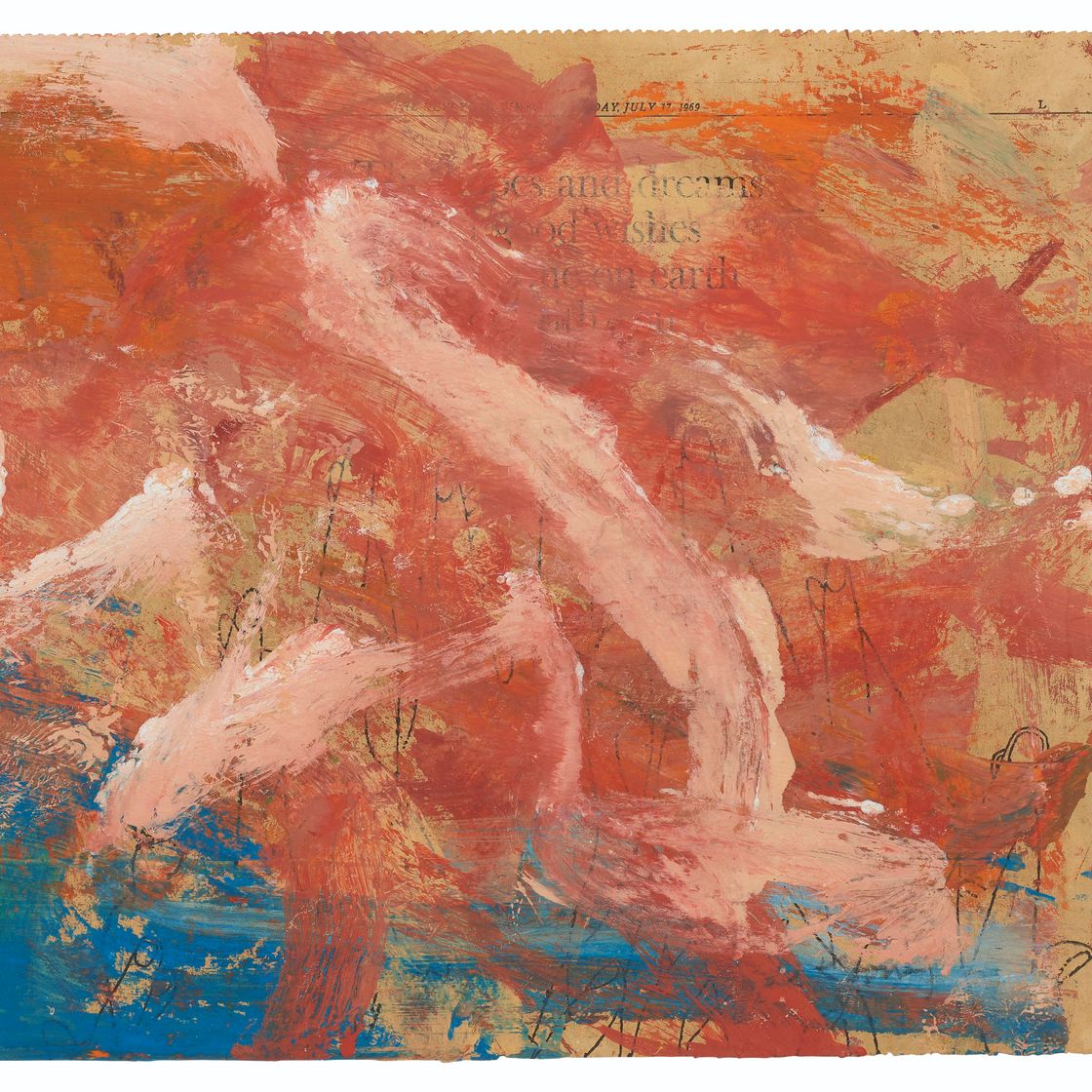 Willem de Kooning — Фигура, ныряющая в море, изображение 1
