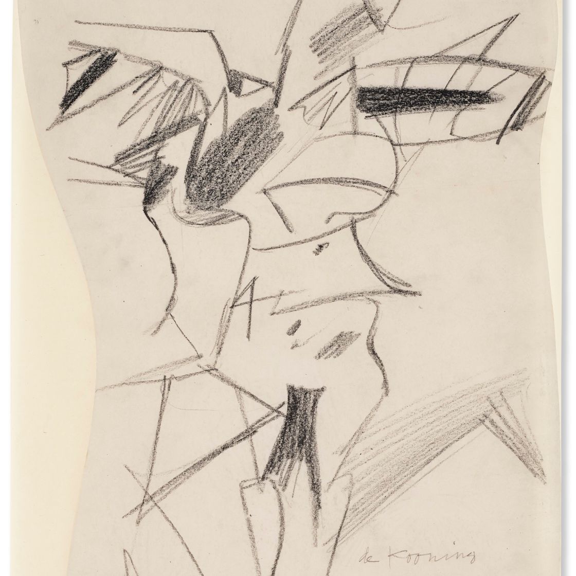 Willem de Kooning — Учеба для женщины, изображение 1
