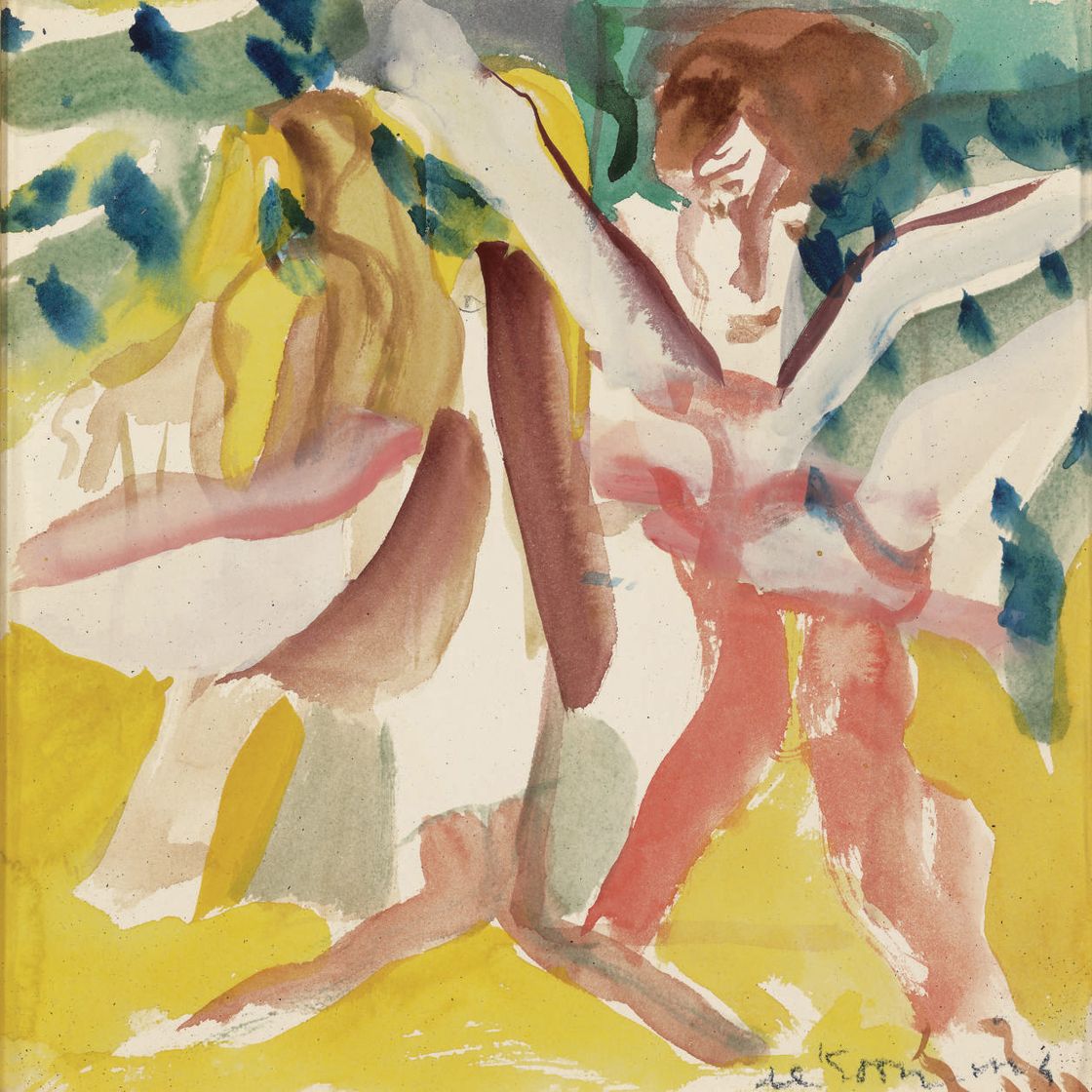 Willem de Kooning — Две фигуры