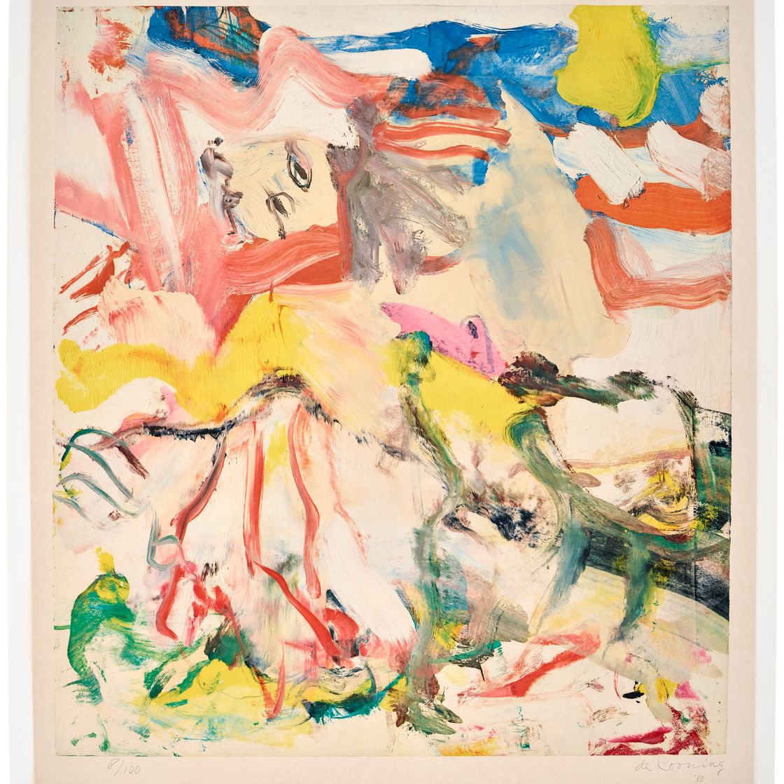 Willem de Kooning — Фигуры в пейзаже VI