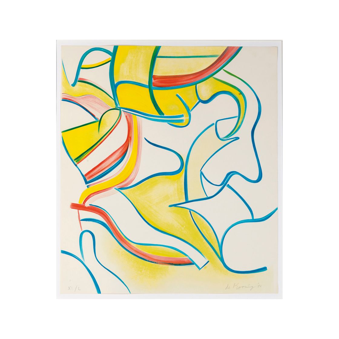 Willem de Kooning — Одна пластина, из: Quatre Lithographies, изображение 2