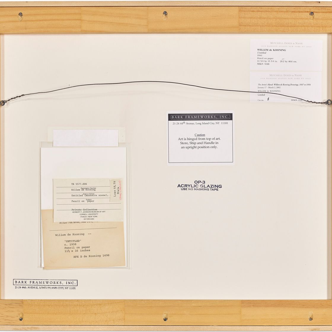 Willem de Kooning — Без названия (Сцена резни), изображение 3