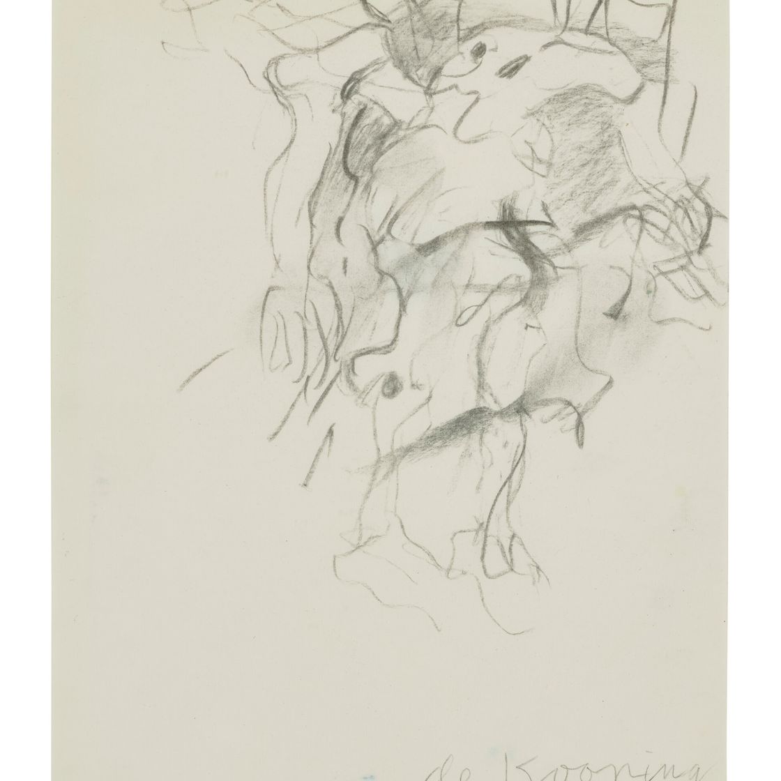 Willem de Kooning — Без названия (Плавающая фигура)