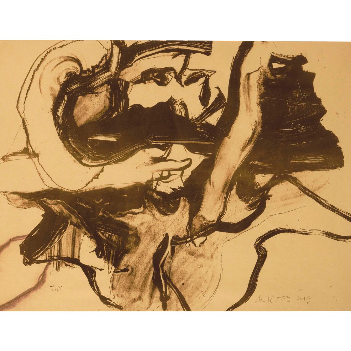 Willem de Kooning — Без названия (Купальщик I)