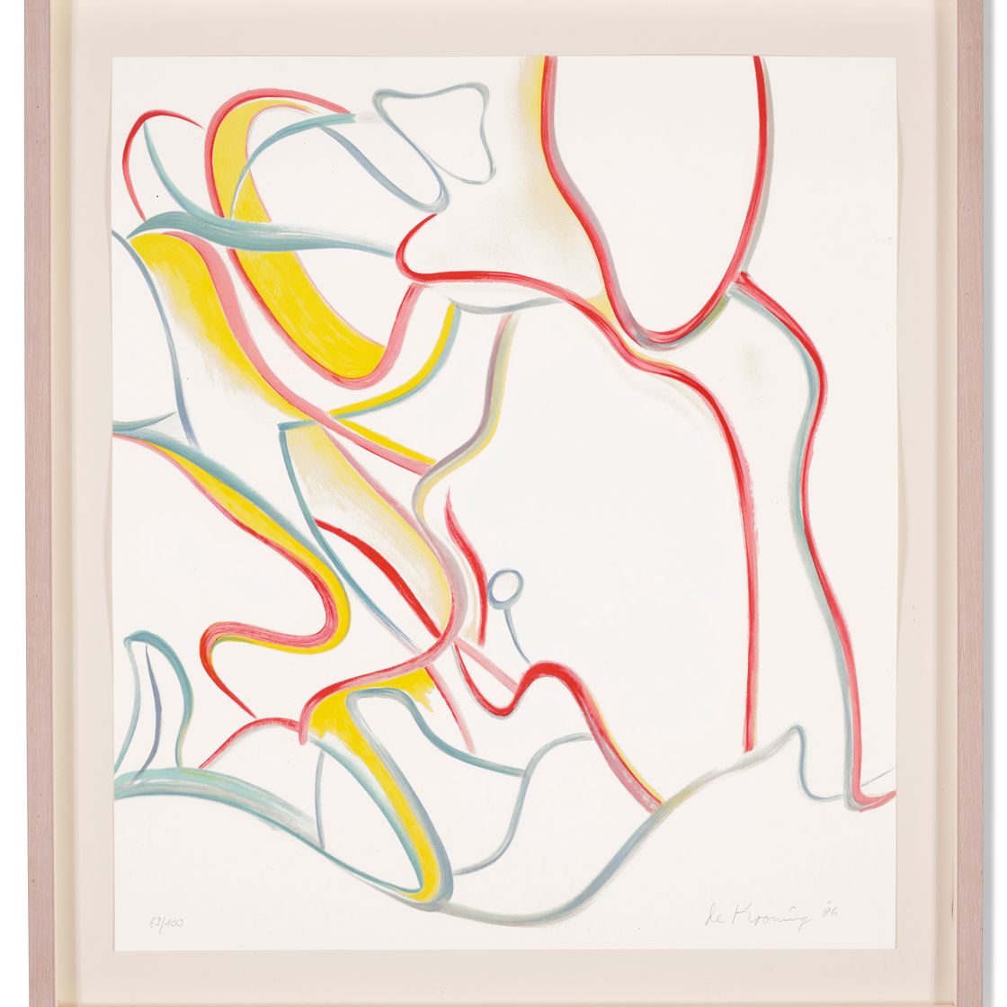 Willem de Kooning — Четыре литографии : один оттиск, изображение 2