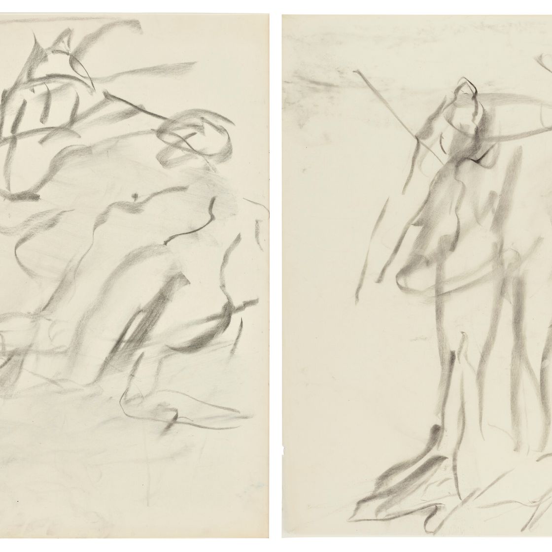 Willem de Kooning — Без названия [Две работы]