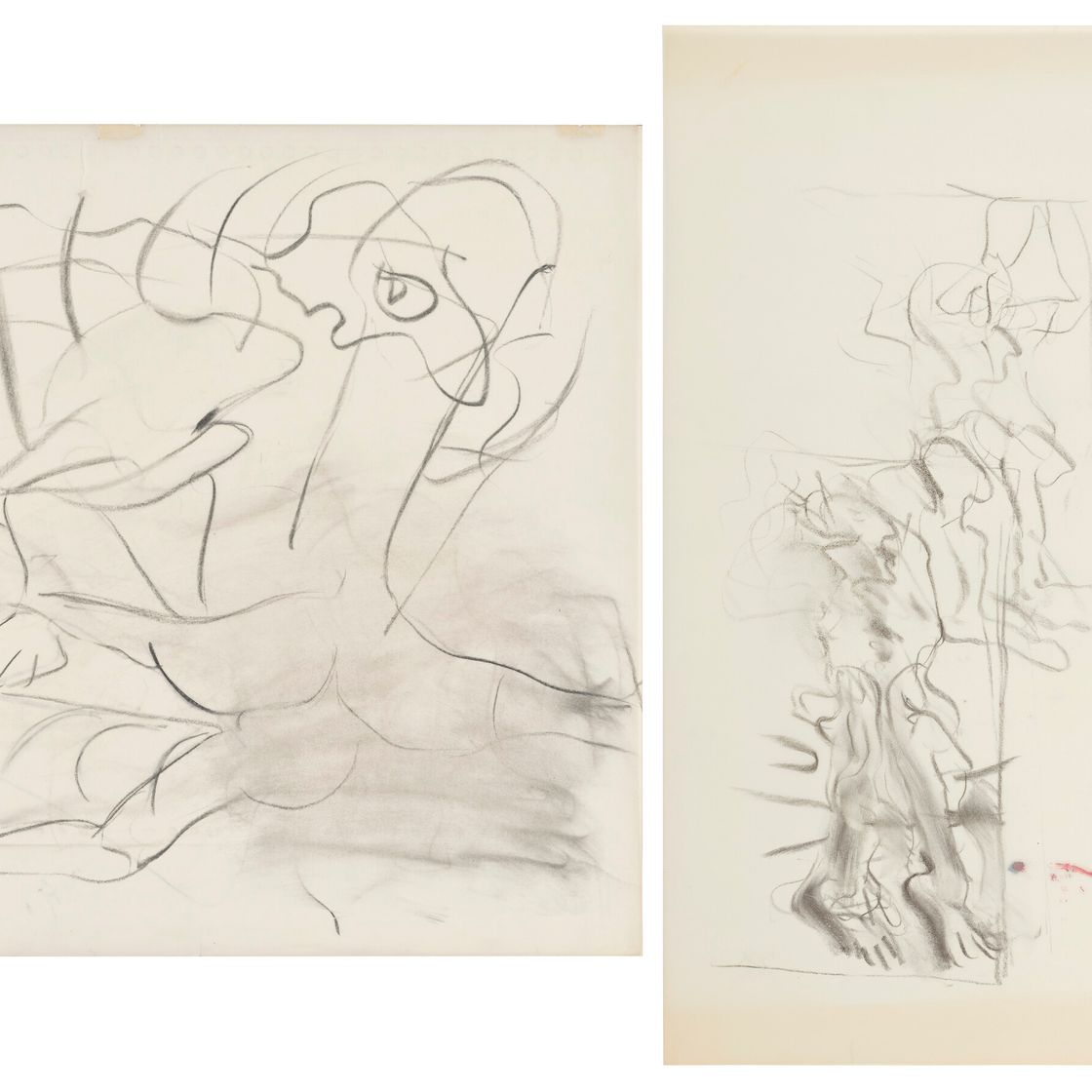 Willem de Kooning — Без названия [Две работы]